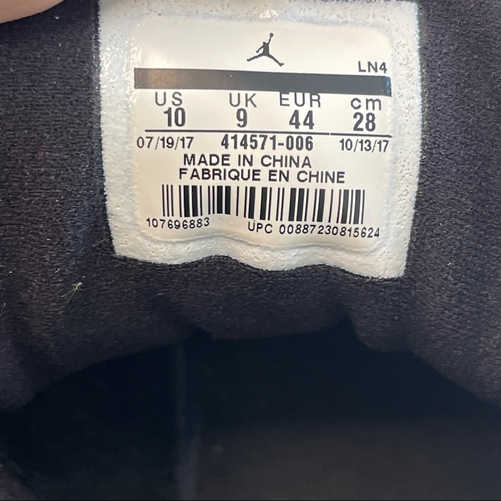 Nike Air Jordan 13 Retro Olive size 10 OG XIII 414571–006 Black Green - Picture 7 of 8
